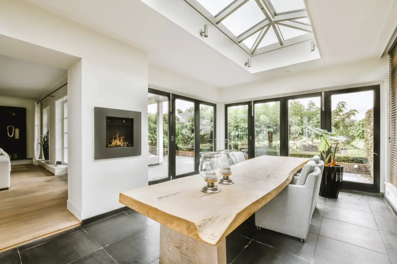 Light-filled orangery extension in South Wales